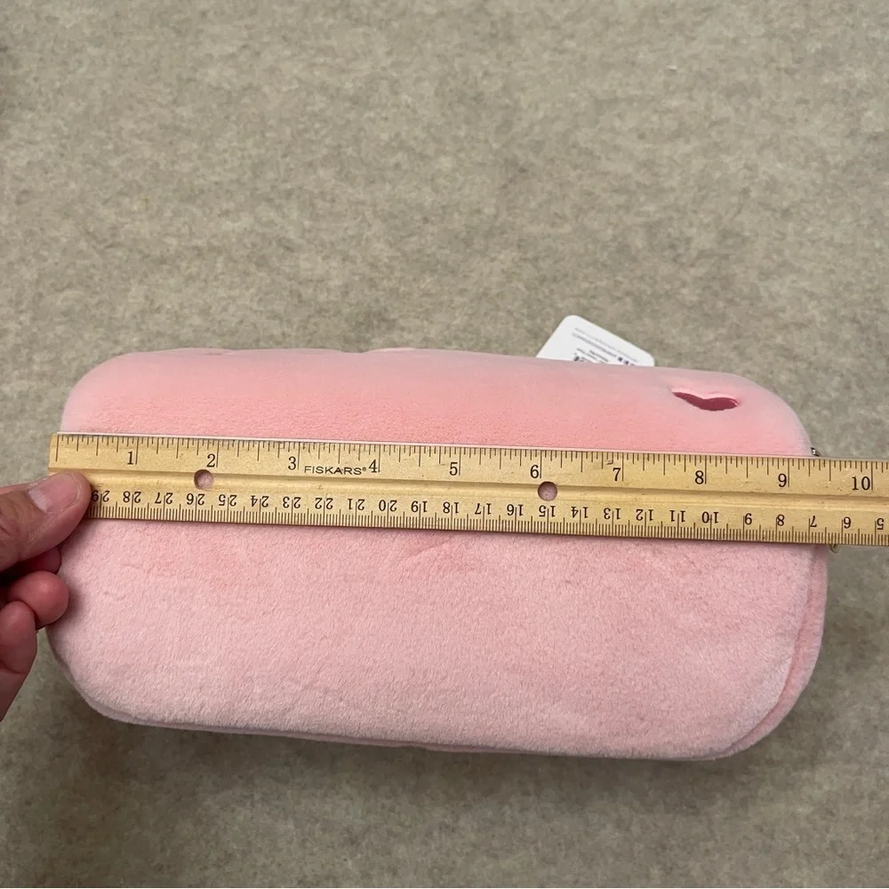 Care Bears Pink Plush And Clear Travel Makeup Cosmetic Zip Pouches New
